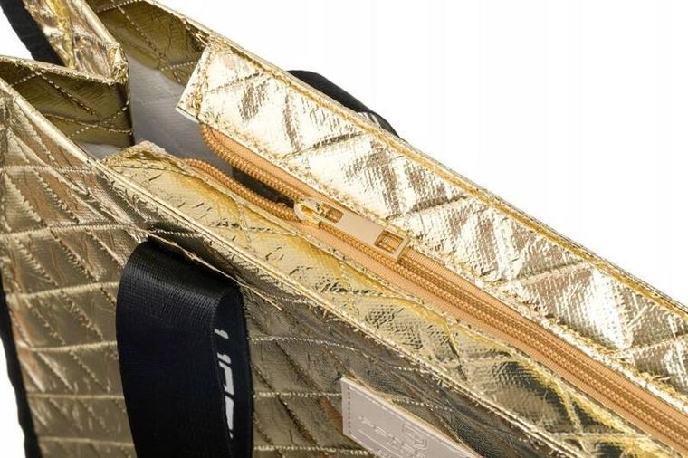 Torebka shopper, złota, Peterson