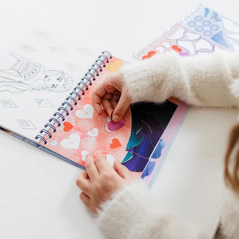 Totum, Kraina Lodu, wyklejanie po numerach