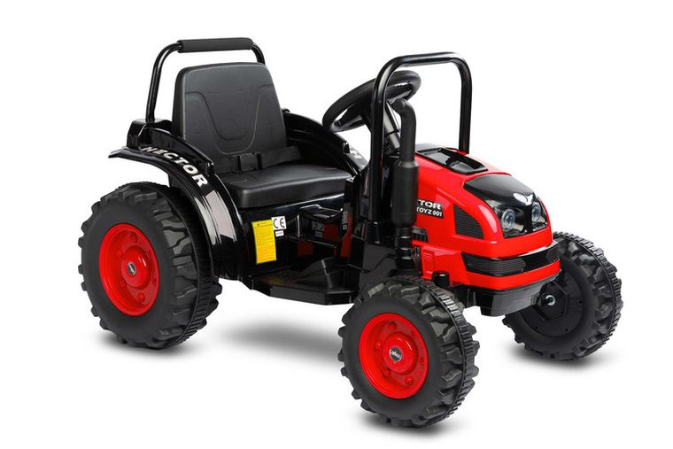 Toyz, Hector, Traktor, pojazd na akumulator, czerwony