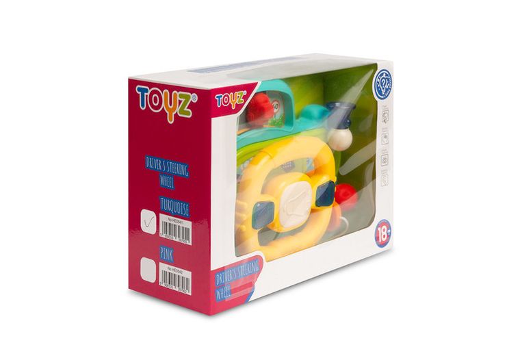 Toyz, Kierownica rajdowca, zabawka edukacyjna, turquoise