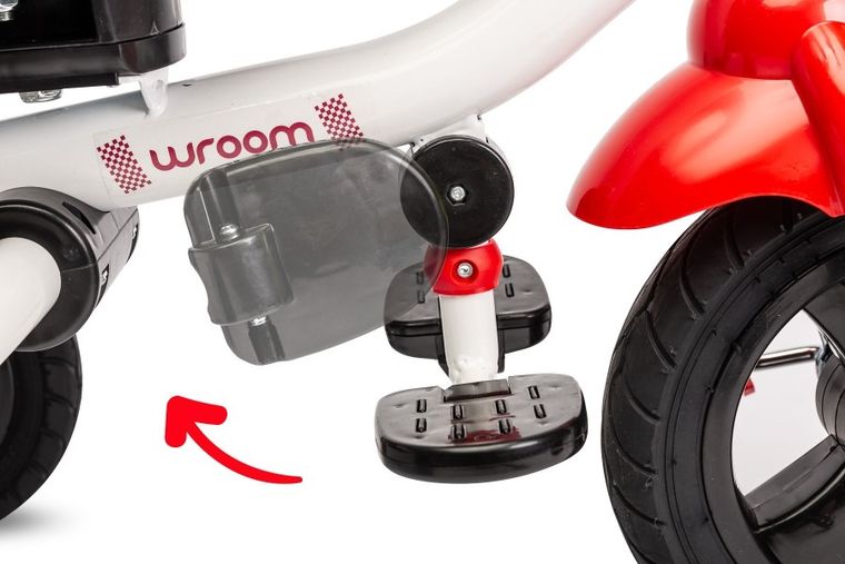 Toyz, Wroom, rowerek 3-kołowy, red