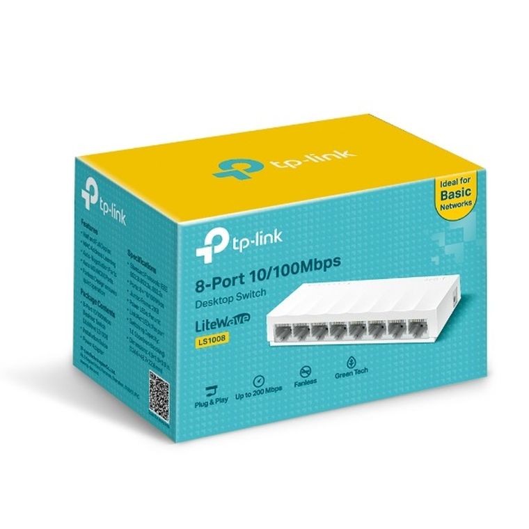 TP-Link, switch, TL-LS1008, 8 portów RJ45 10/100 Mb/s