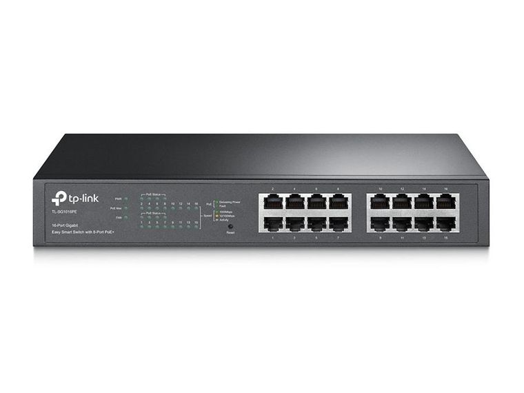TP-Link, switch, TL-SG1016PE, 16x 10/100/1000Mbps