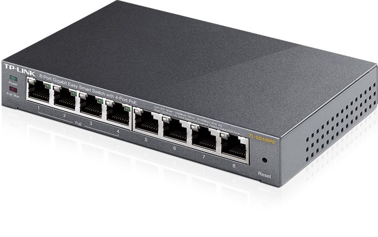 TP-Link, switch, TL-SG108PE