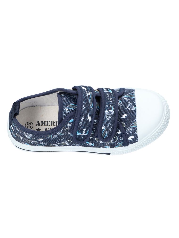 Trampki chłopięce, granatowe, American Club