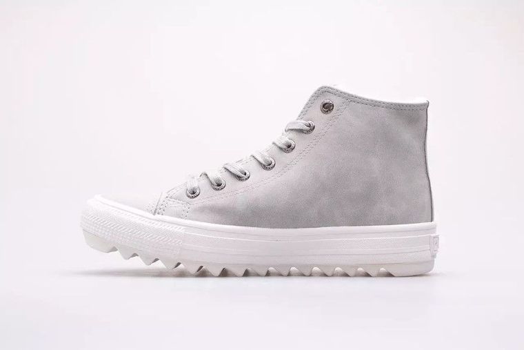 Trampki damskie, ocieplane, szare, Big Star