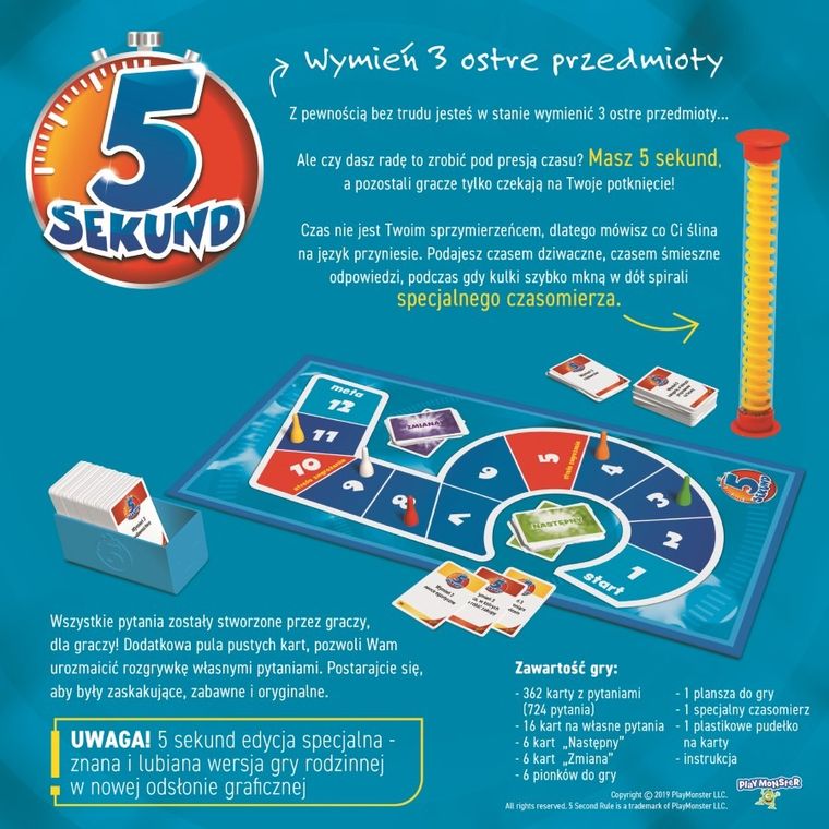 Trefl, 5 Sekund, gra towarzyska, edycja specjalna