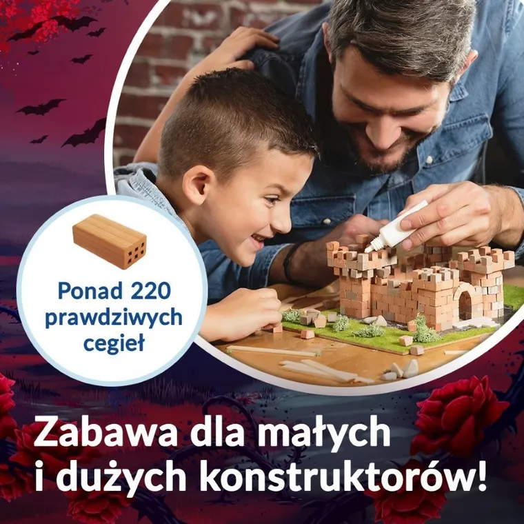 Trefl, Buduj z cegły, Halloween, Straszny Dwór, klocki konstrukcyjne, 220 elementów