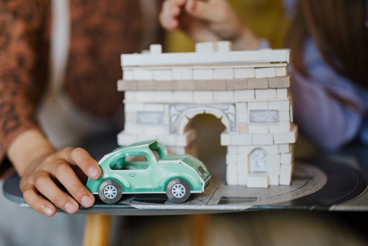 Trefl, Buduj z cegły, Łuk Triumfalny, zestaw kreatywny, 290 elementów