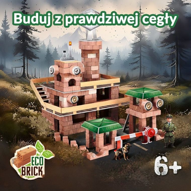 Trefl, Buduj z cegły, Moro, Baza wojskowa, zestaw kreatywny, 340 elementów