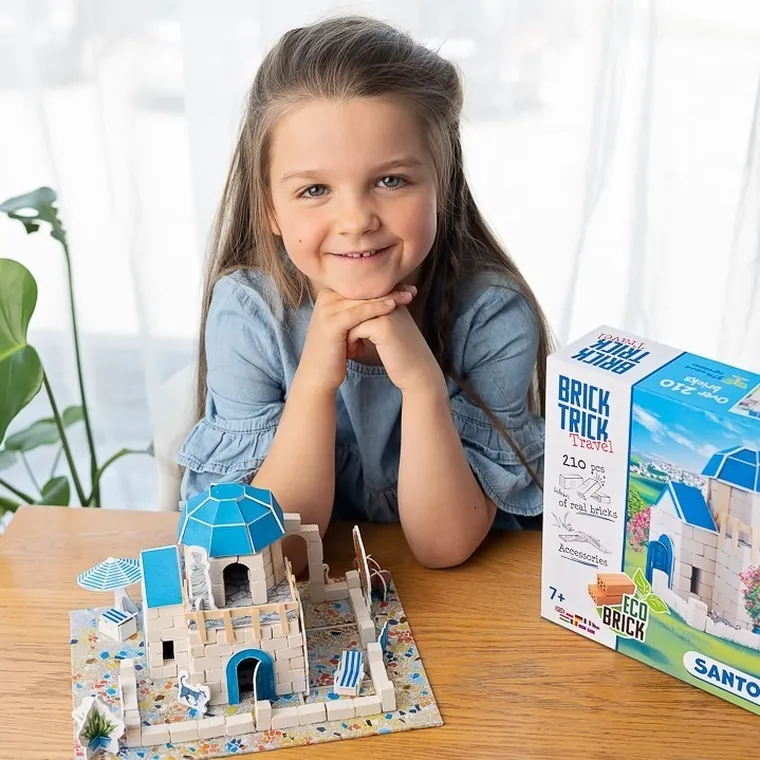 Trefl, Buduj z cegły, Santorini, zestaw kreatywny, 210 elementów
