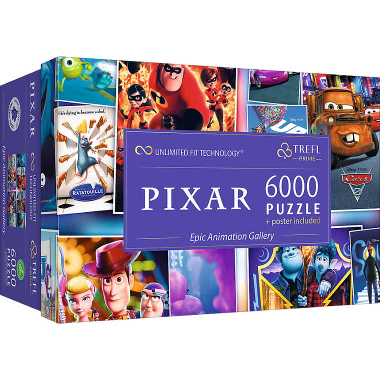 Trefl, Disney, Pixar, puzzle, 6000 elementów