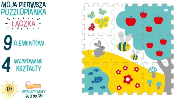 Trefl, Moja Pierwsza Puzzlopianka, Łączka, 9 elementów