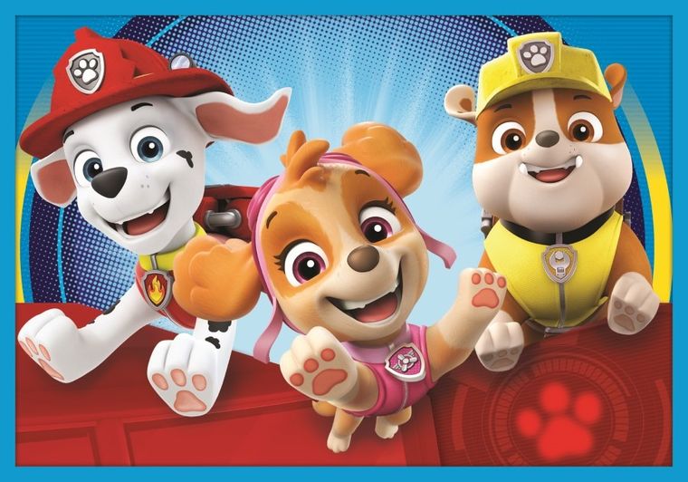 Trefl, Psi Patrol, Niezawodna drużyna, puzzle 10w1