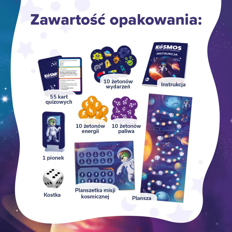 Trefl, Rodzina Treflików, Kosmos, gra edukacyjna