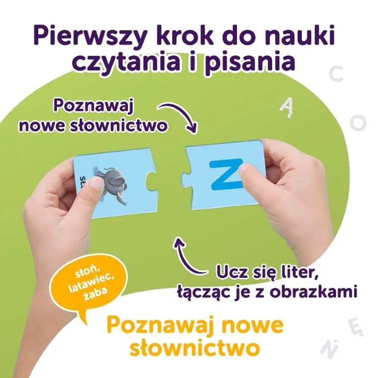 Trefl, Rodzina Treflików, Mały Odkrywca, Abecadło, gra edukacyjna