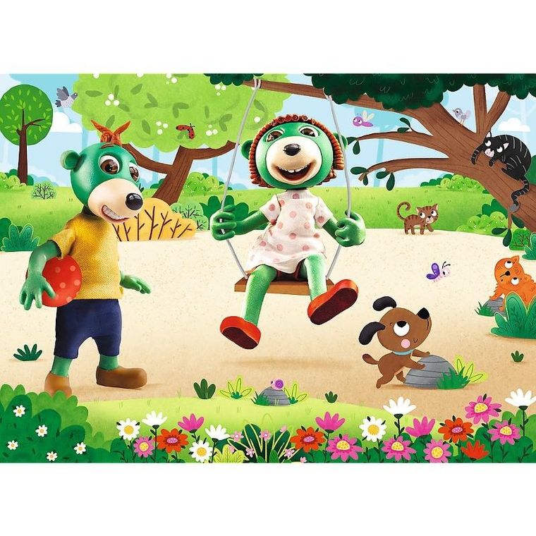Trefl, Rodzina Treflików, Wakacyjny dzień Treflików, puzzle minimaxi, 20 elementów