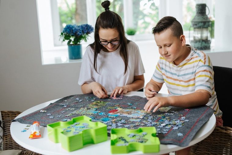 Trefl, Roll&Stolle, mata do układania puzzli, od 500-1500 elementów