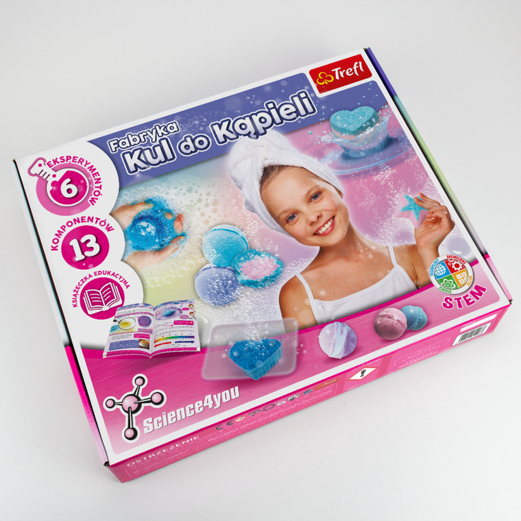 Trefl, Science4You, Fabryka kul do kąpieli, zestaw L