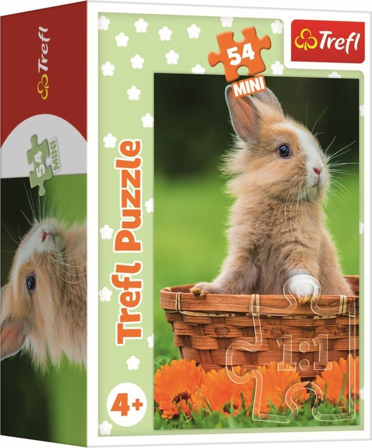 Trefl, Urocze zwierzątka, puzzle mini, 54 elementy, 1 szt.