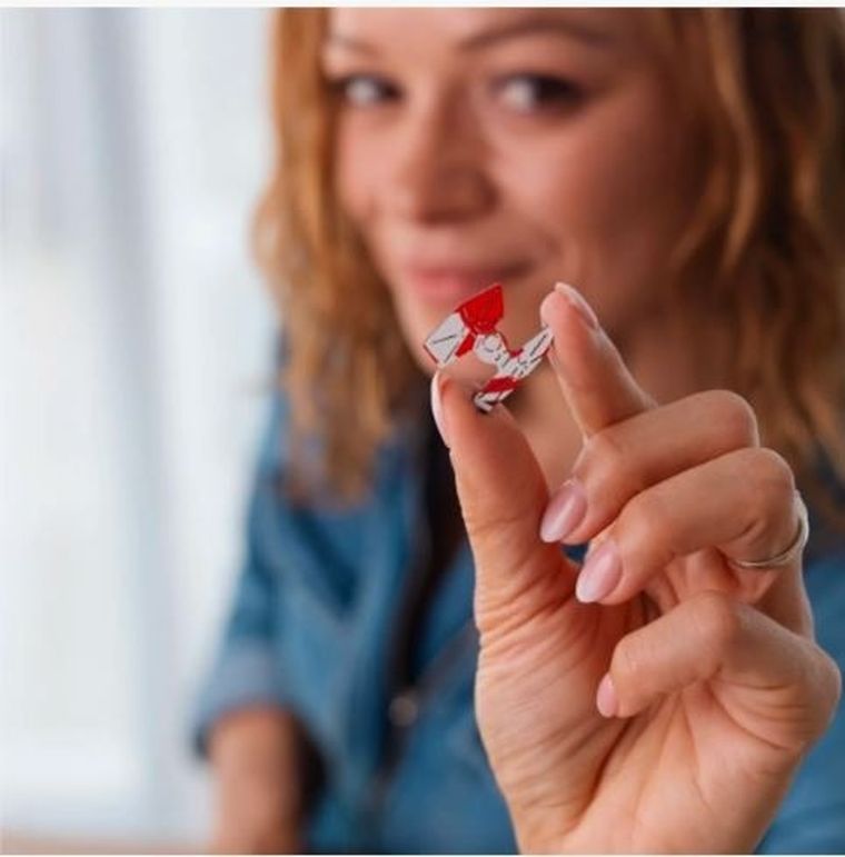 Trefl, Wood Craft, Stylowa Myszka Minnie, puzzle drewniane konturowe, 160 elementów