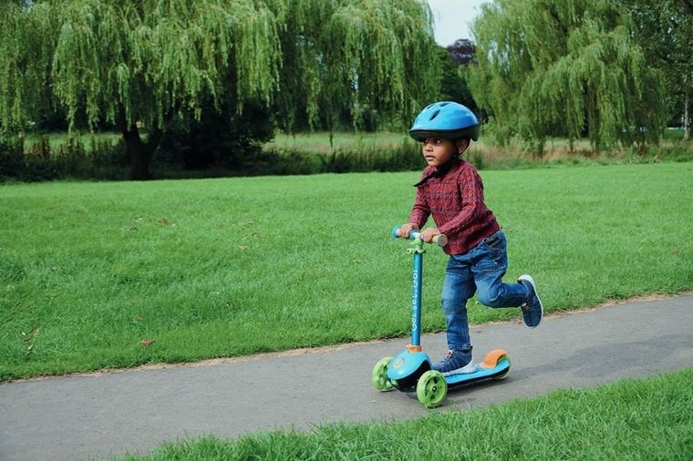 Trunki, składana hulajnoga, niebieska, mała