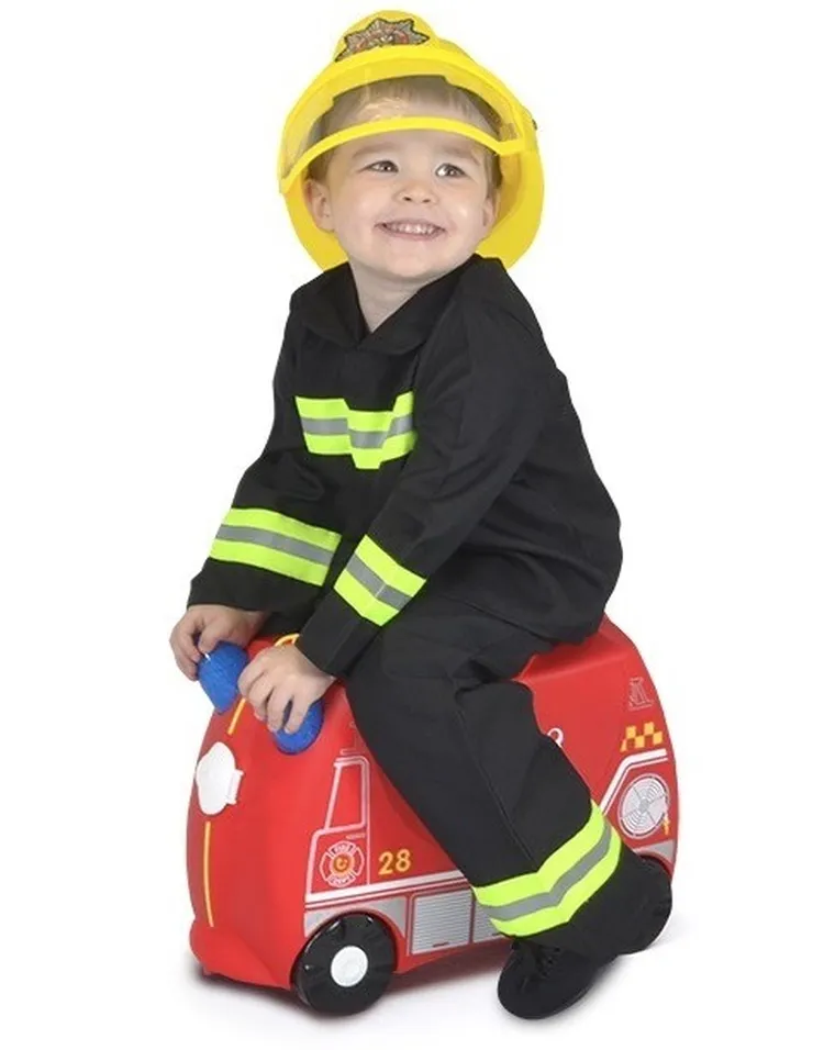 Trunki, Wóz strażacki Frank, jeżdząca walizeczka