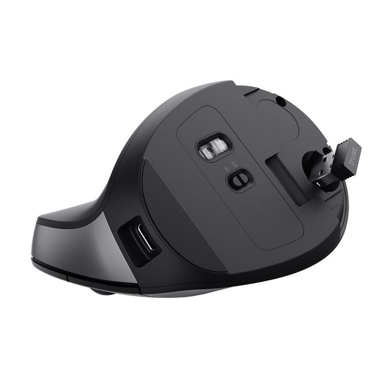 Trust, mysz bayo ii ergonomic wireless mouse blk, 25145,