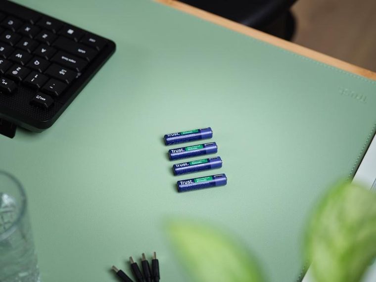 Trust, USB-C Rechargeable Batteries, baterie AAA, 4 szt.