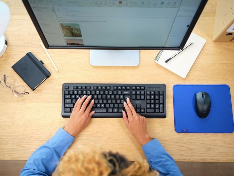 Trust, zestaw klawiatura + myszprimo wireless