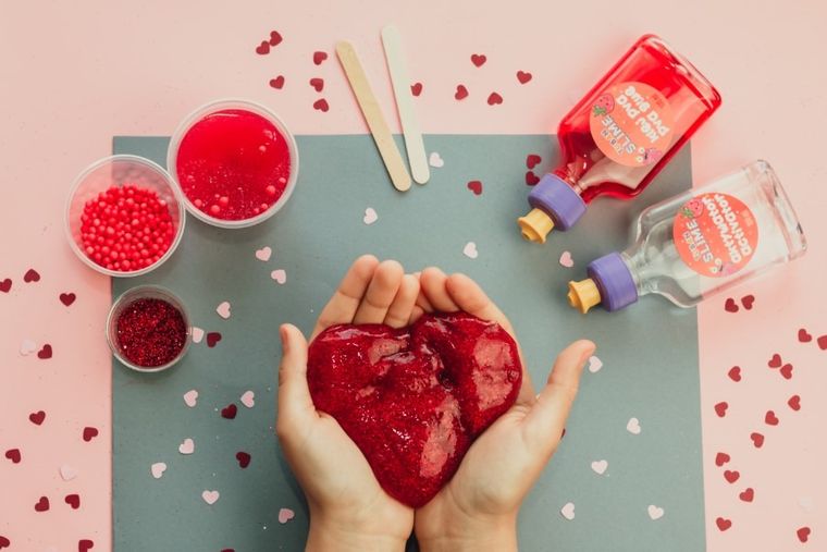 Tuban, Slime DIY, Truskawka, XL, zestaw kreatywny