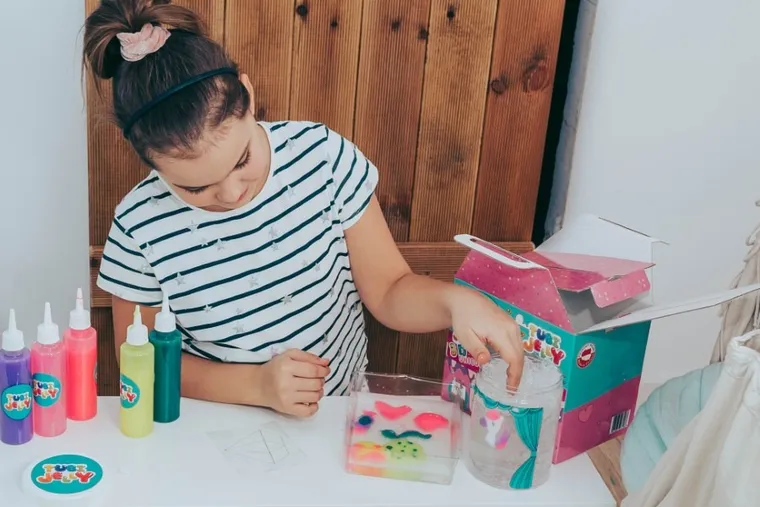 Tuban, Tubi Jelly, 6 kolorów, małe akwarium, zestaw kreatywny, jednorożec