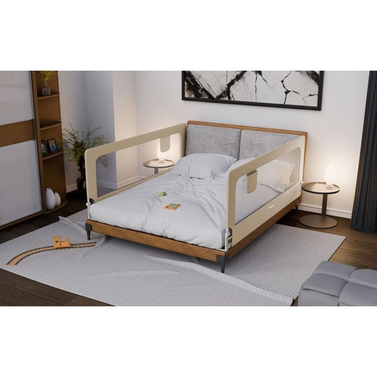 Tulano, Cover 30, barierka ochronna na łóżko, beige, 200 cm