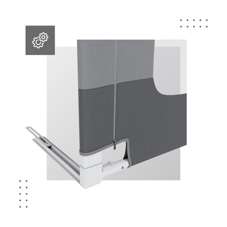 Tulano, Cover 46, barierka ochronna na łóżko, 160 cm