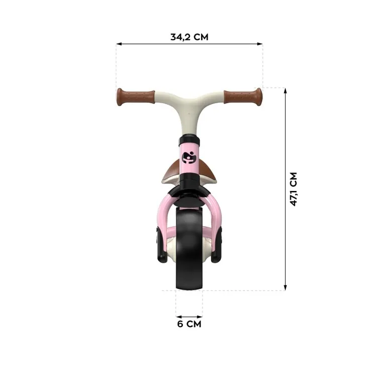 Tulano, Scout 15, rowerek biegowy, Pink
