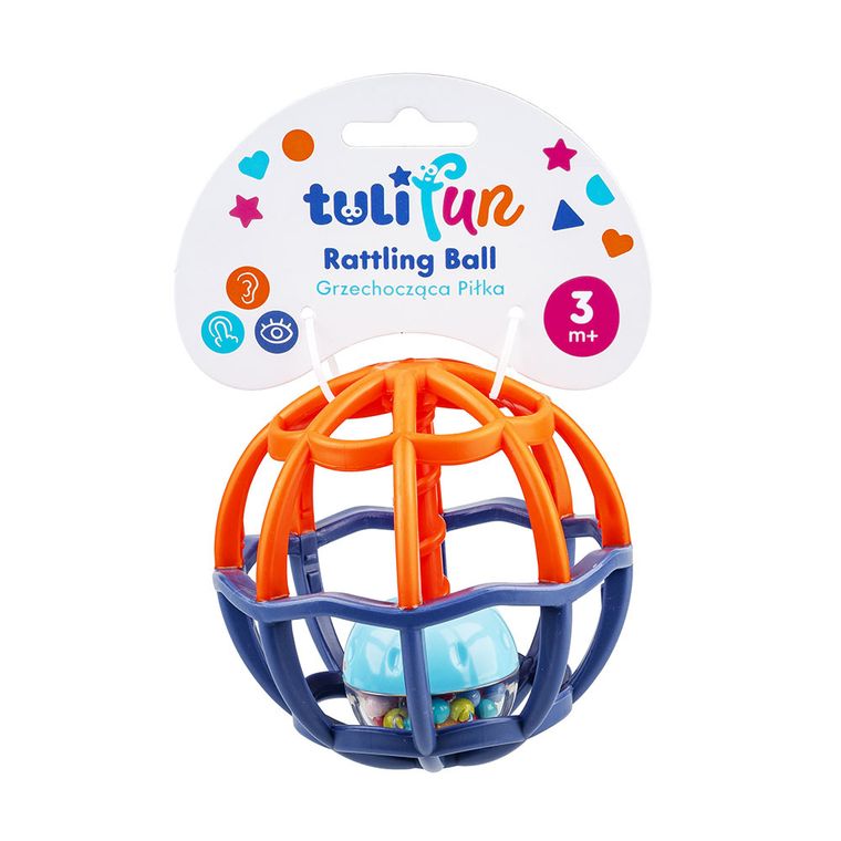 TuliFun, grzechocząca piłeczka, 1 szt.