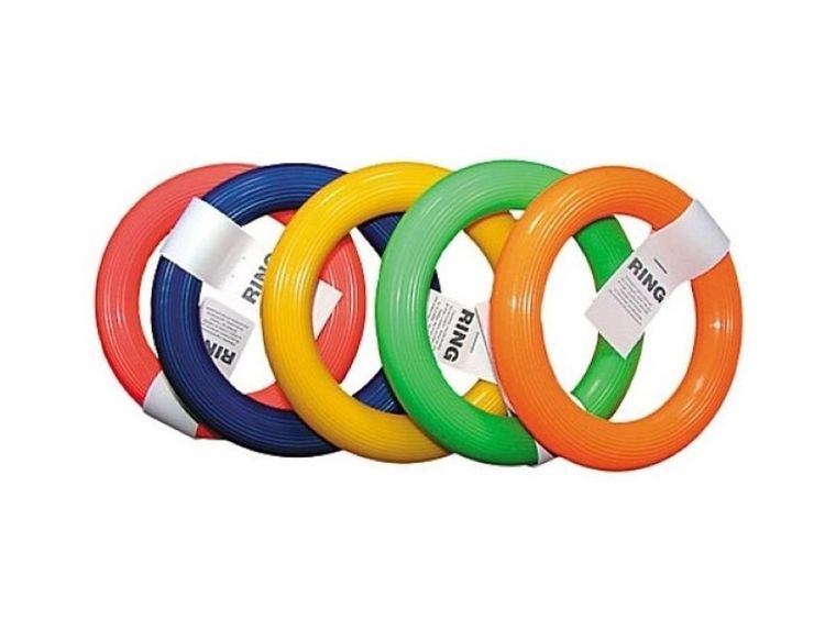 Tullo, ringo kolorowe, gładkie, 17 cm, 1 szt.