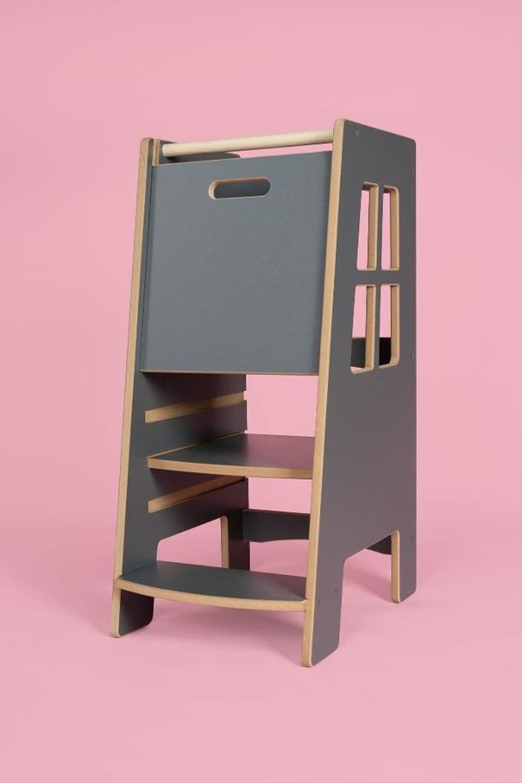 tupti.wood, Kitchen Helper, Extra Safe, pomocnik kuchenny, szary