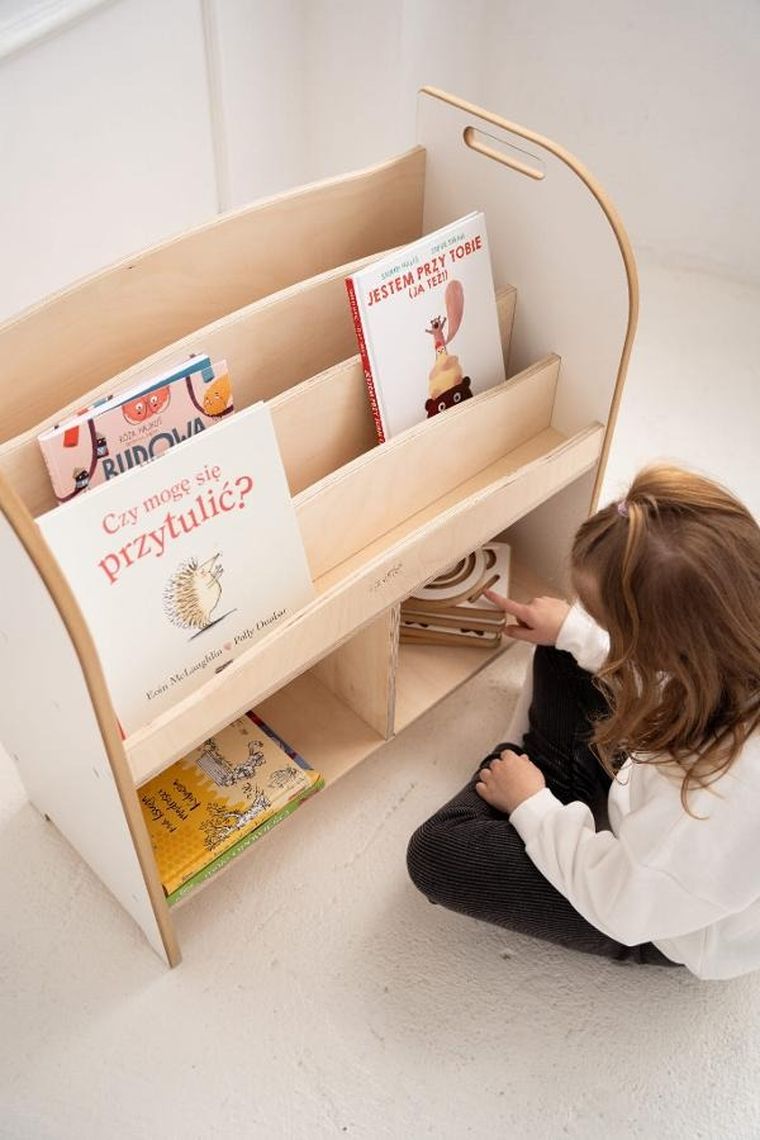 tupti.wood, Smart, biblioteczka, regał montessori