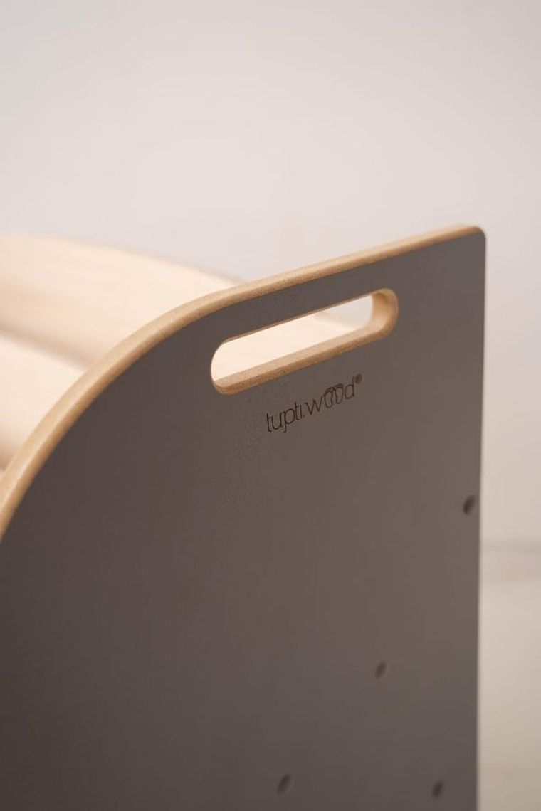 tupti.wood, Smart, biblioteczka, regał montessori, szara