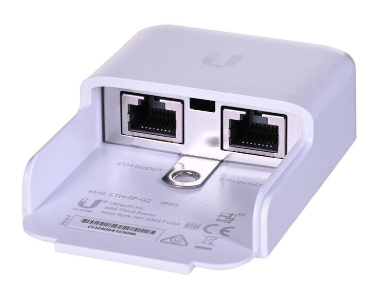 Ubiquiti, ochrona przeciwprzepięciowa, gen2, 2xRJ45, 1000Mb/s