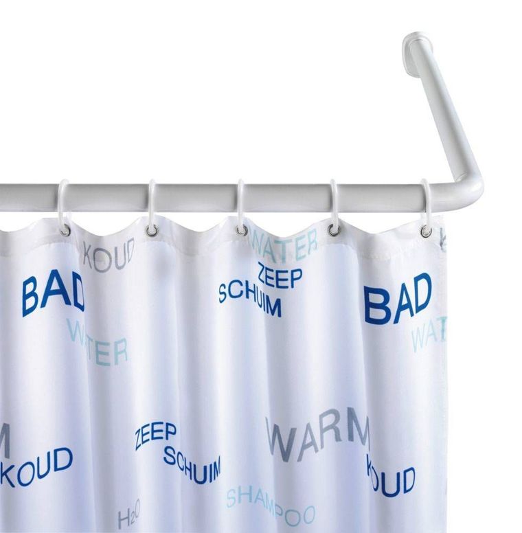 Uniwersalny kątownik do zasłony prysznicowej