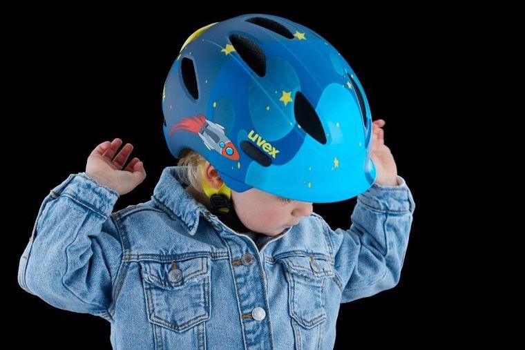 Uvex, Monster Lagoon, kask rowerowy, dziecięcy