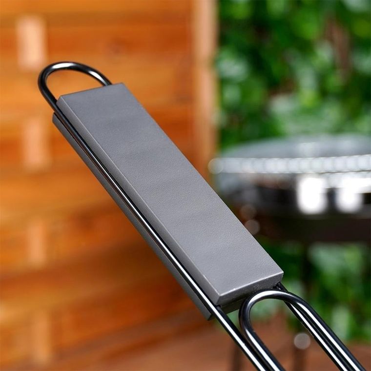 Vaggan, ruszt do grillowania burgerów, metalowy, czarny, 49-21,1 cm