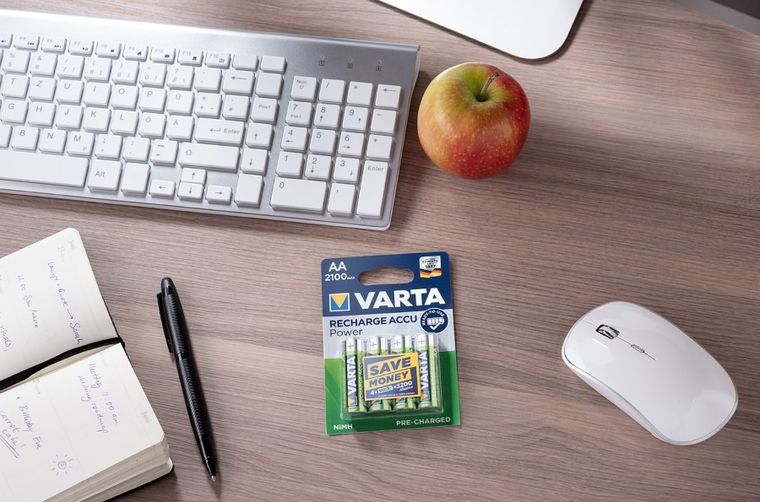 VARTA, Ready2Use, zestaw akumulatorków AA, HR6, 2100 mAh, Ni-MH