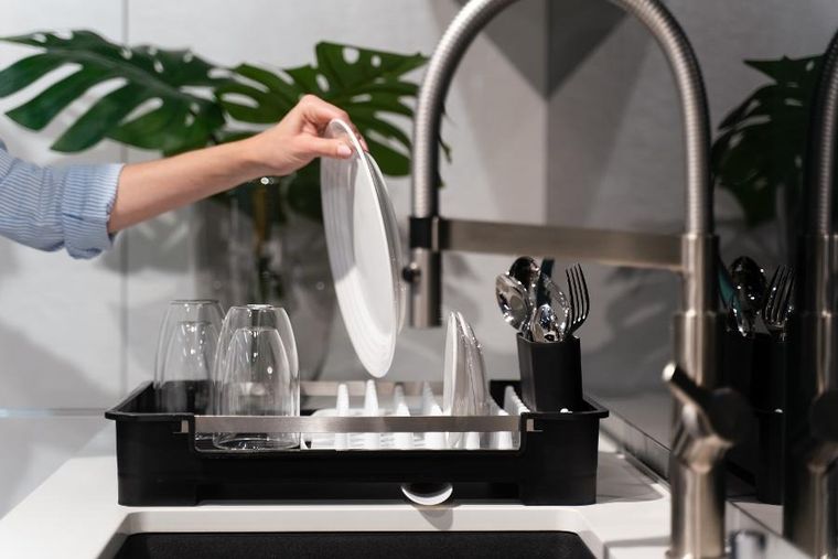 Vialli Design, Soho, ociekacz na naczynia, czarny