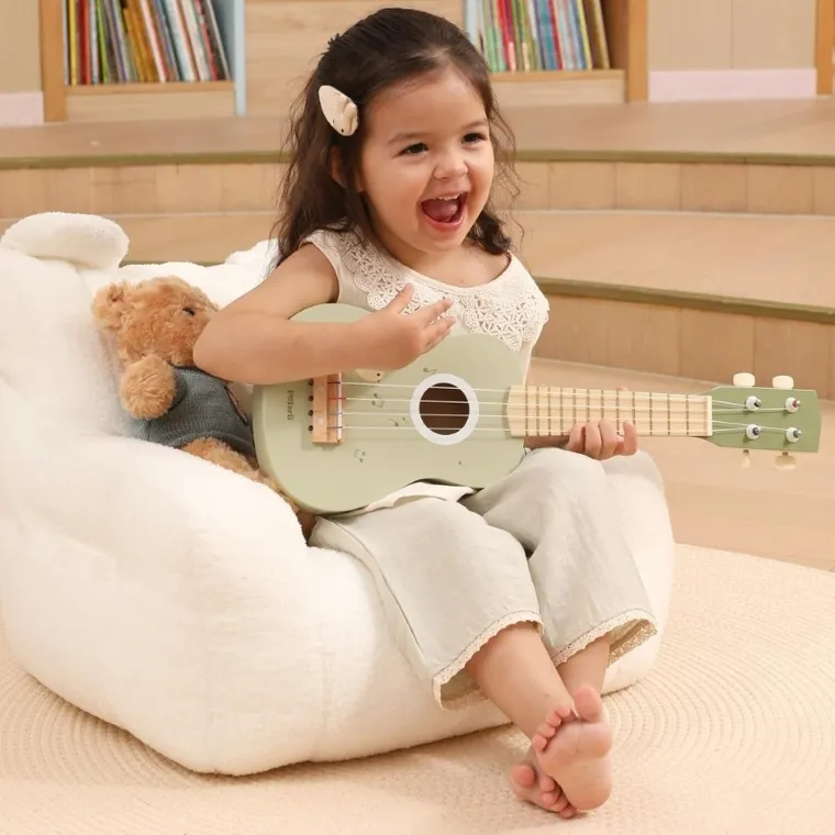 Viga, PolarB, gitara, zielona, 21"