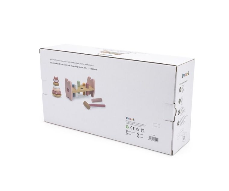 Viga, PolarB, Lis, przebijanka i piramidka, zabawka niemowlęca