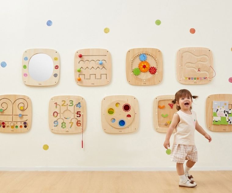 Viga, tablica manipulacyjna, kolorowe ścieżki