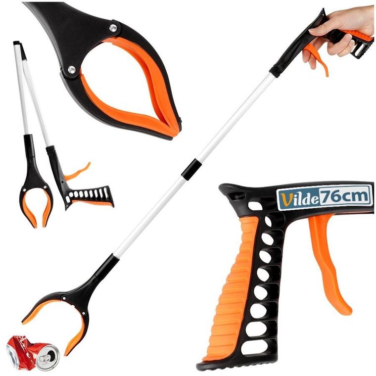 Vilde, chwytak do śmieci, składany, 79 cm